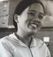 Chị Mai (“Older sister Mai”), a civilian operative in the National Liberation Front who became close friends with Jane Griffith during her tenure as director of the American Friends Service Committee’s Humanitarian Programs in Quảng Ngãi province, South Vietnam during 1970-1973.